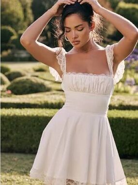 House of CB ivory Kaia dress